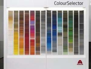 Der „ColourSelector“ vereinfacht die Farbpräsentation und macht sie zudem deutlich anschaulicher. Foto: Axalta Powder Coatings