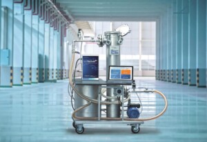 Das smarte Filtersystem ist mit Sensoren, Dashboard und Filterbox ausgestattet. Foto: Wolftechnik